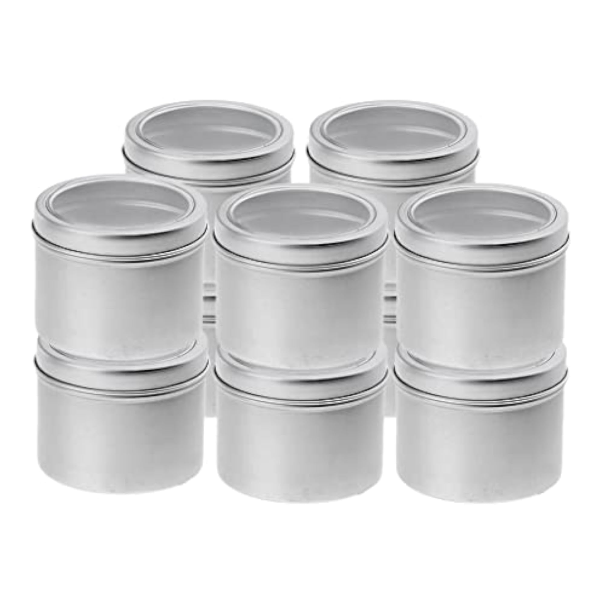 100Ml Aluminium Tin Lip Balm Pot, 10 Pack